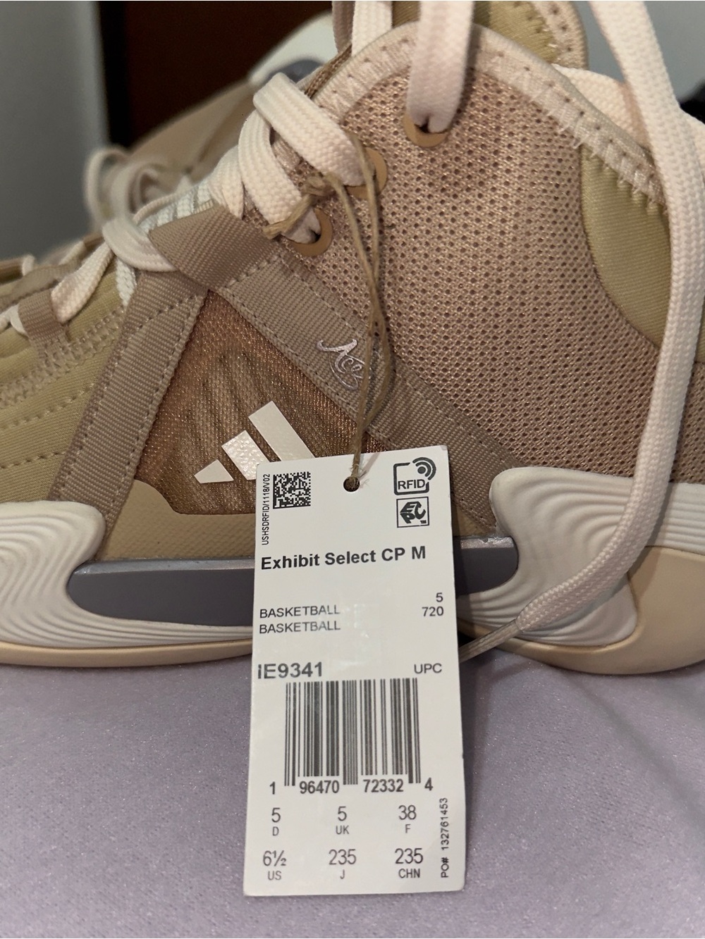 Candace Parker x Adidas Exhibit Select Mid Champagne for Women size 6.5 - Picture 9 of 9